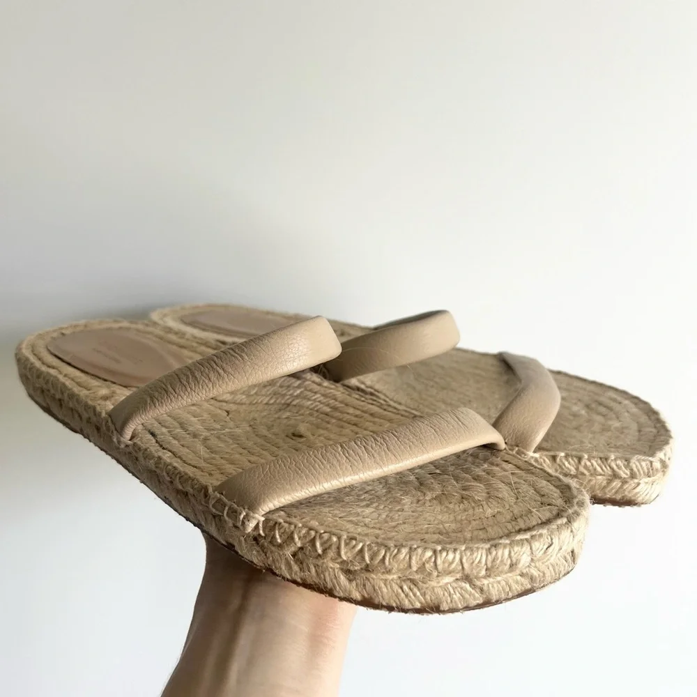 Everlane The Espadrille Sandal in Sand Size 8